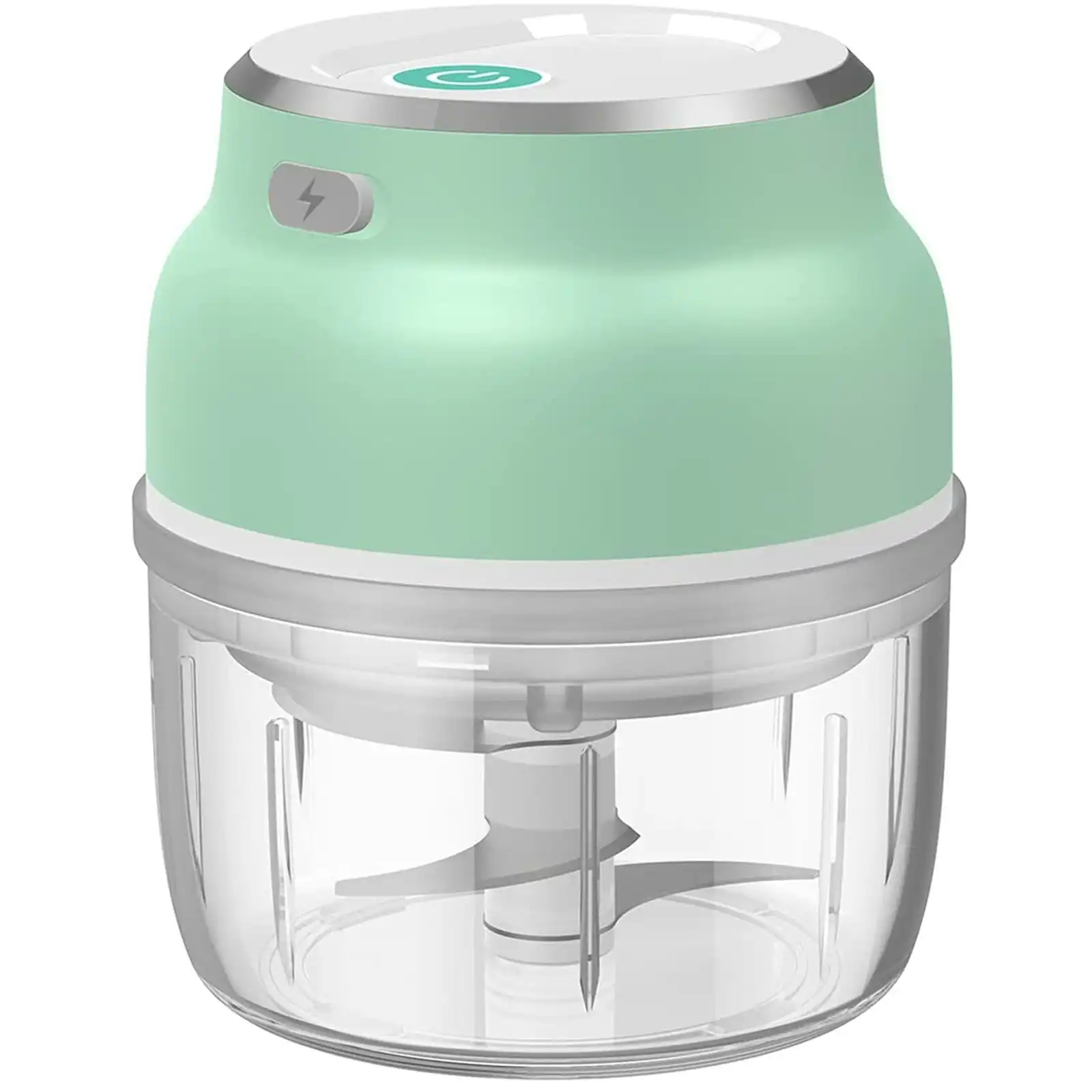 TODO Portable Mini Food Chopper Processor Rechargeable Battery 3.7V 22W Stainless Steel Blade