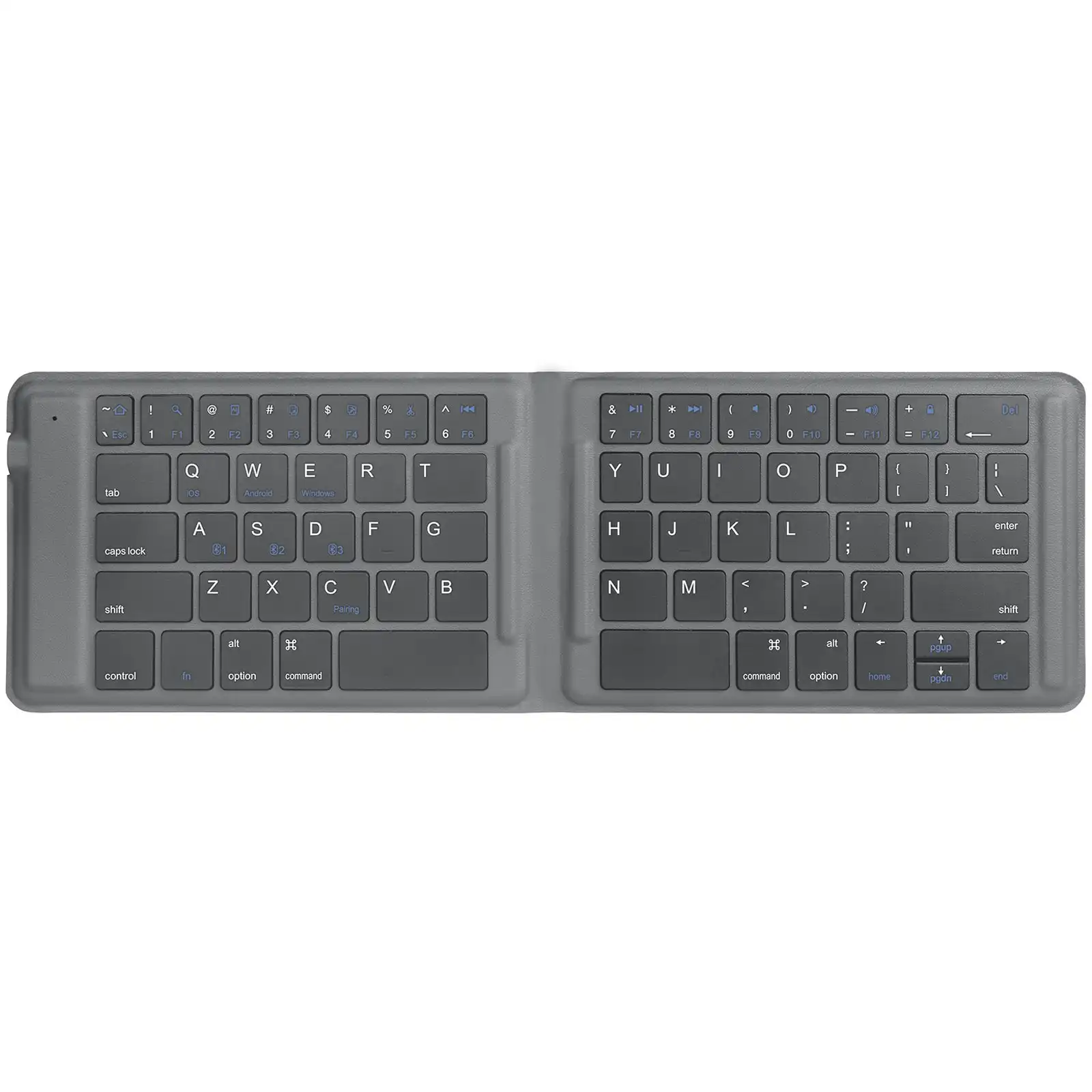 TODO Folding Bluetooth Wireless Keyboard Mac Windows Android USB BT 5.1 Type C USB