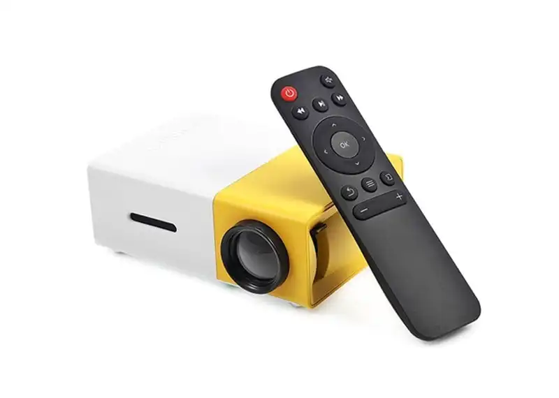 600 Lumens Mini Led Home Theatre Projector Full Hd 1920X1080 yellow or black