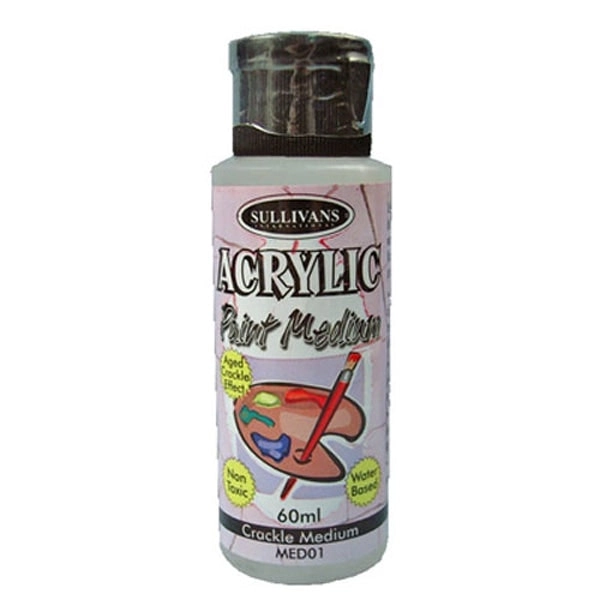 Paint Medium - Crackle 60ml, Sullivans