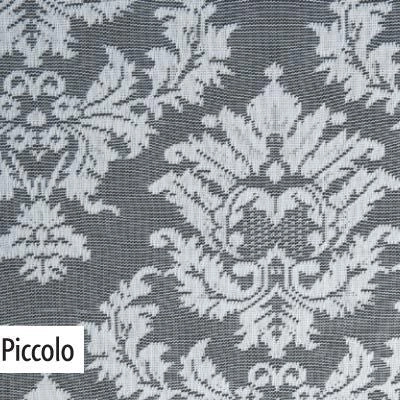 Piccolo Lace Curtain Fabric, White- 213cm Drop