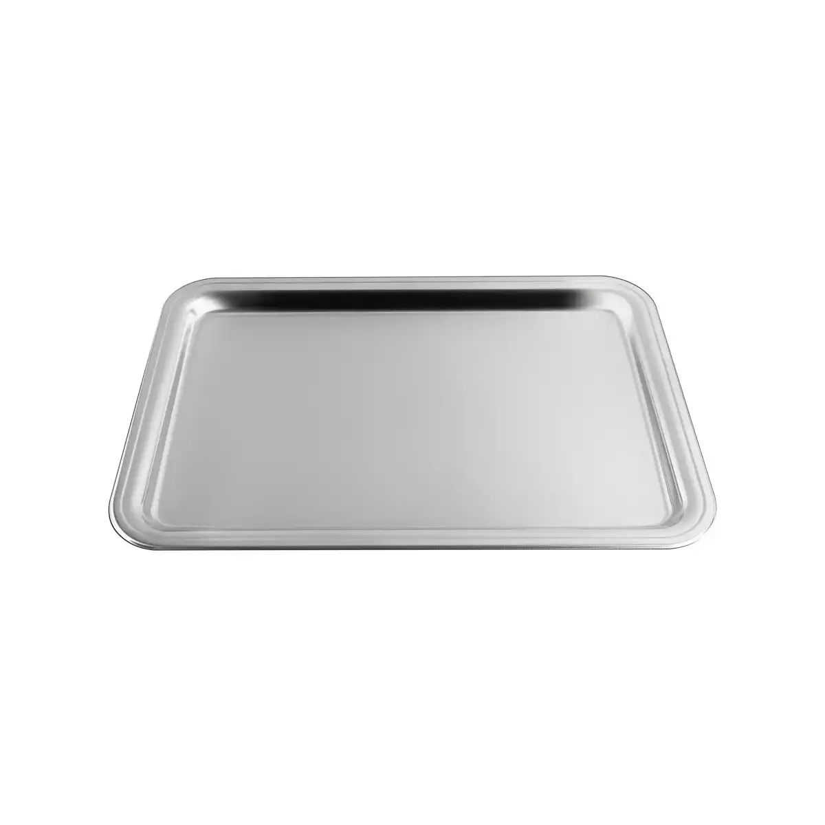 Tramontina Stainless Steel Rectangular Serving Tray, 40x27cm