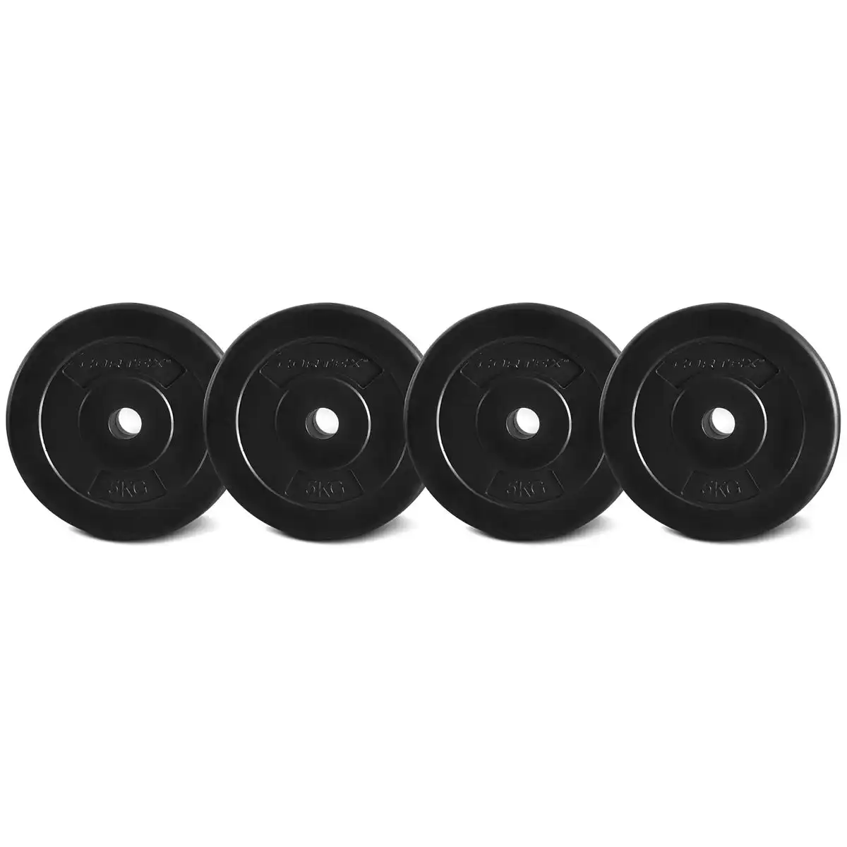 Cortex 5kg EnduraShell 25mm Standard Plates (Set of 4)