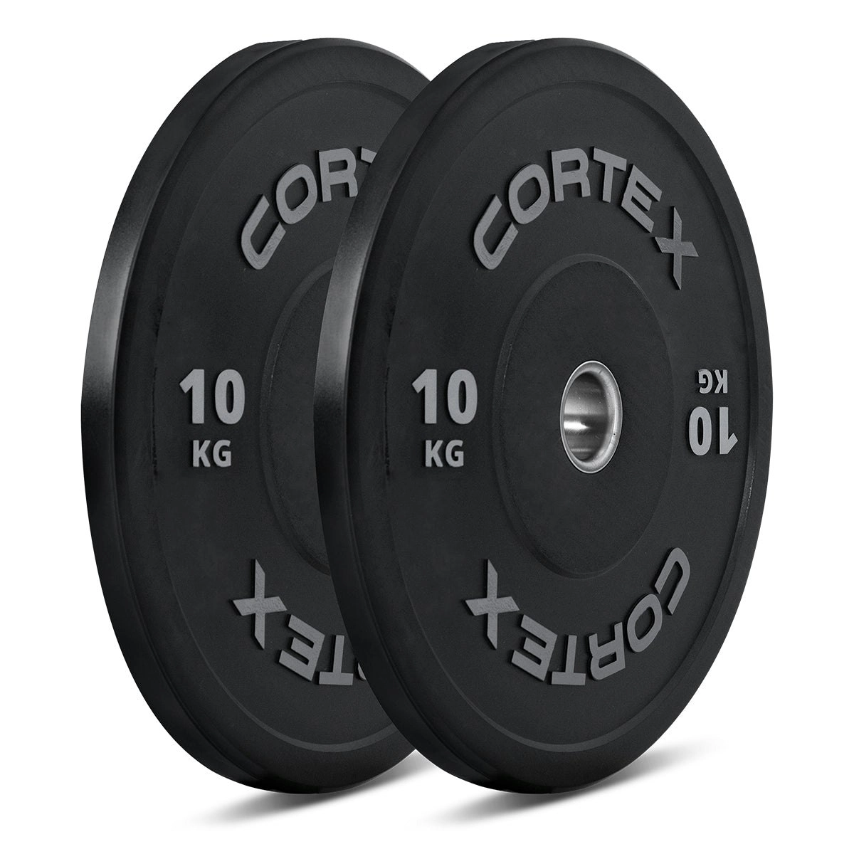 Cortex 10kg Black Series V2 Bumper Plate (Pair)