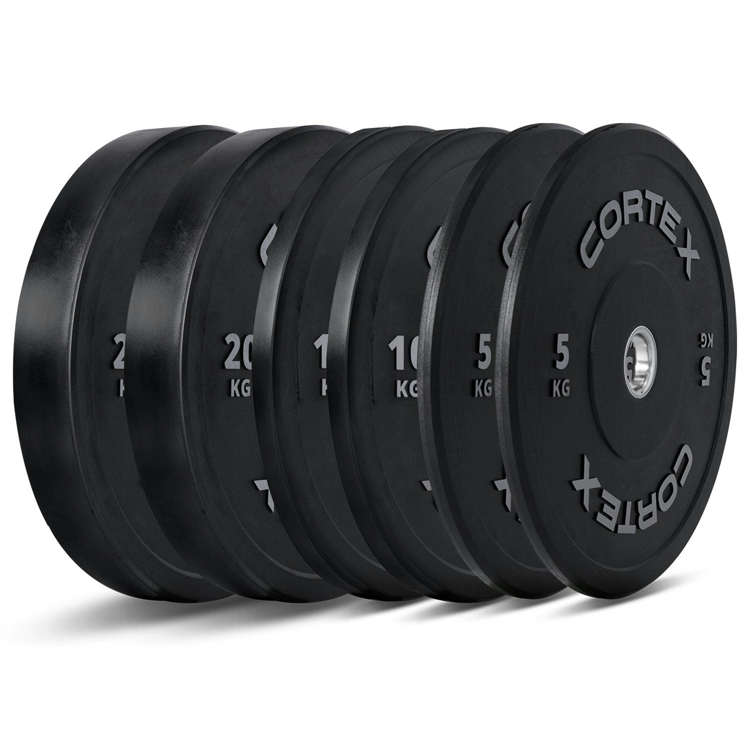 Cortex Starter 70kg Black Series Bumper Plate V2 Package