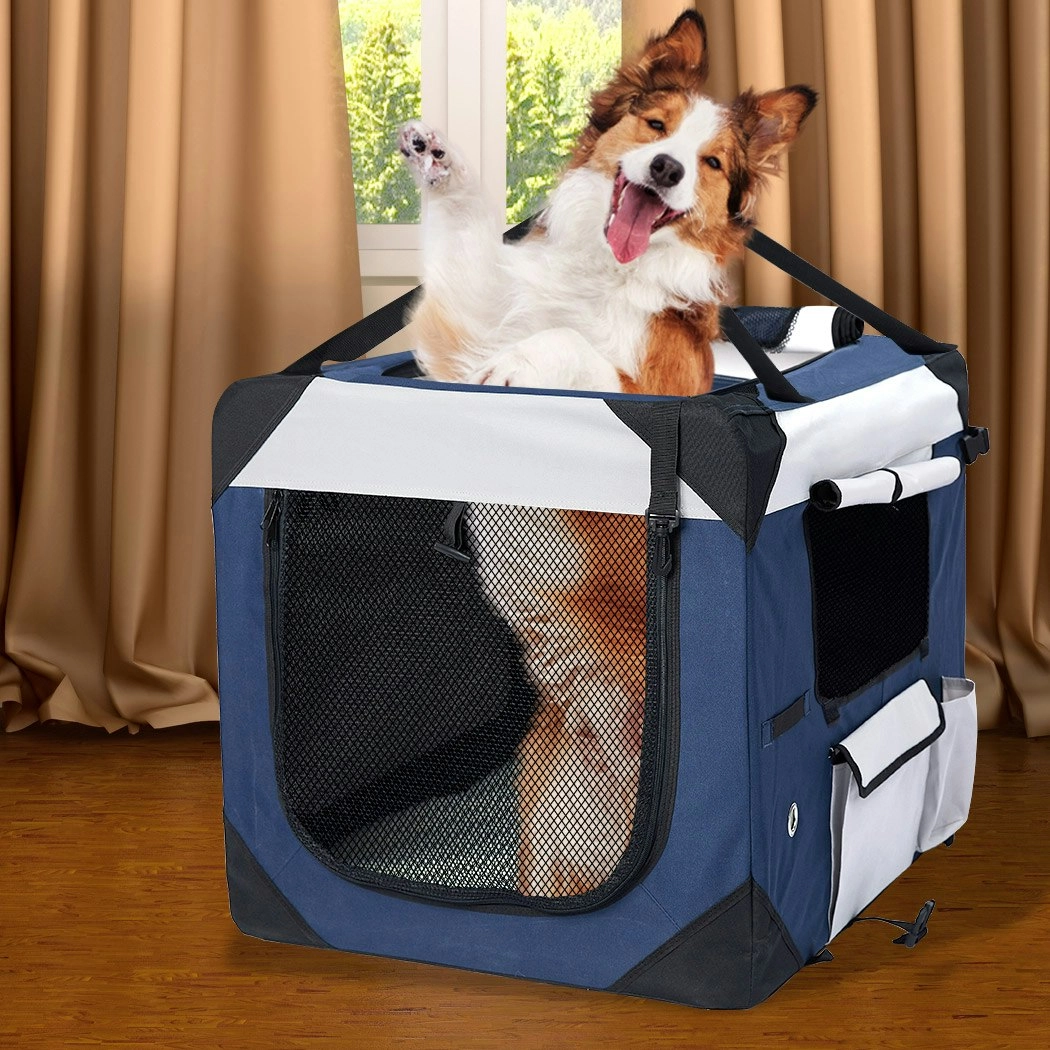 Pet Carrier Bag Dog Puppy Spacious Outdoor Travel Hand Portable Crate 2XL