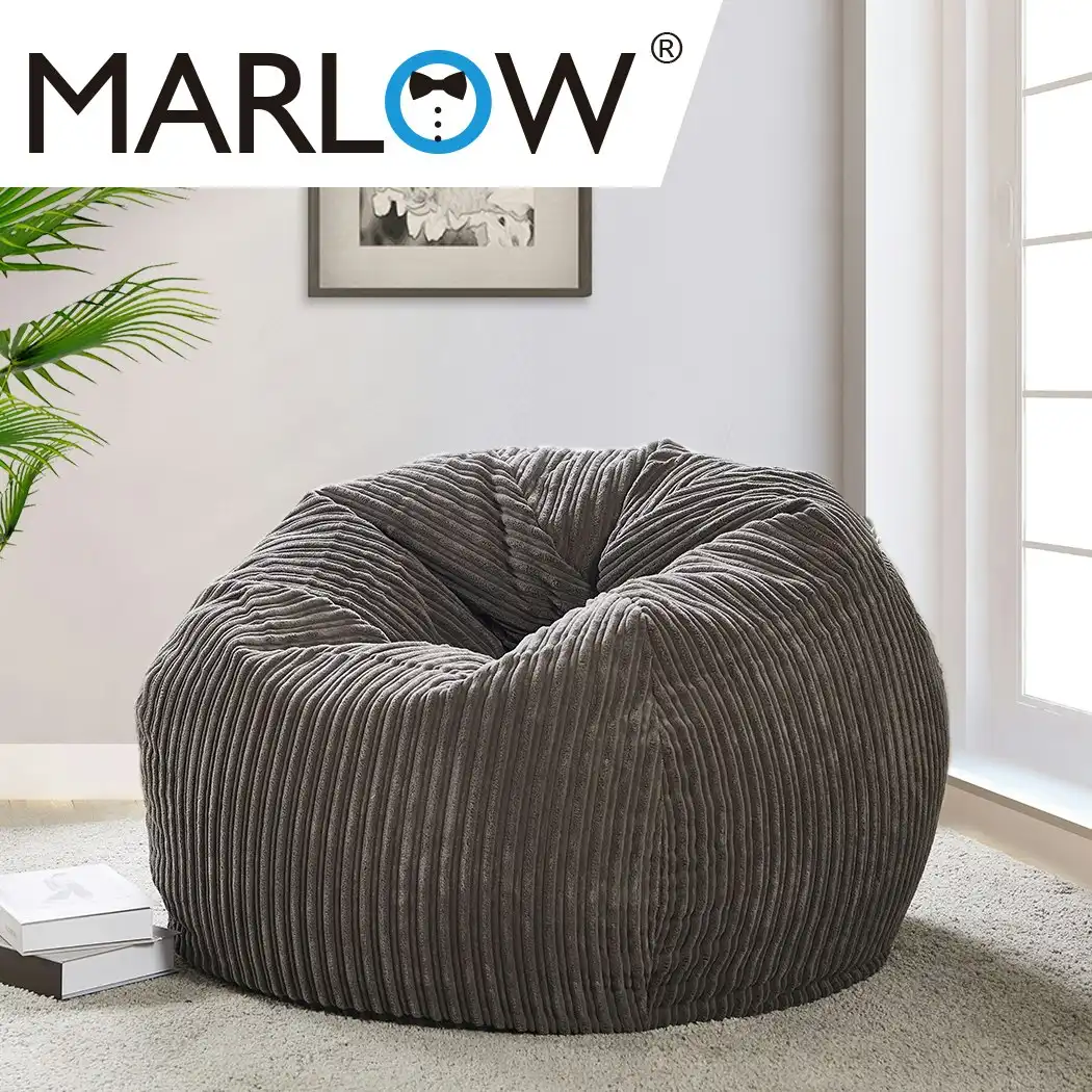 Marlow Bean Bag Cover Indoor Home Gaming Seat Loungue Couch Lazy Sofa Large