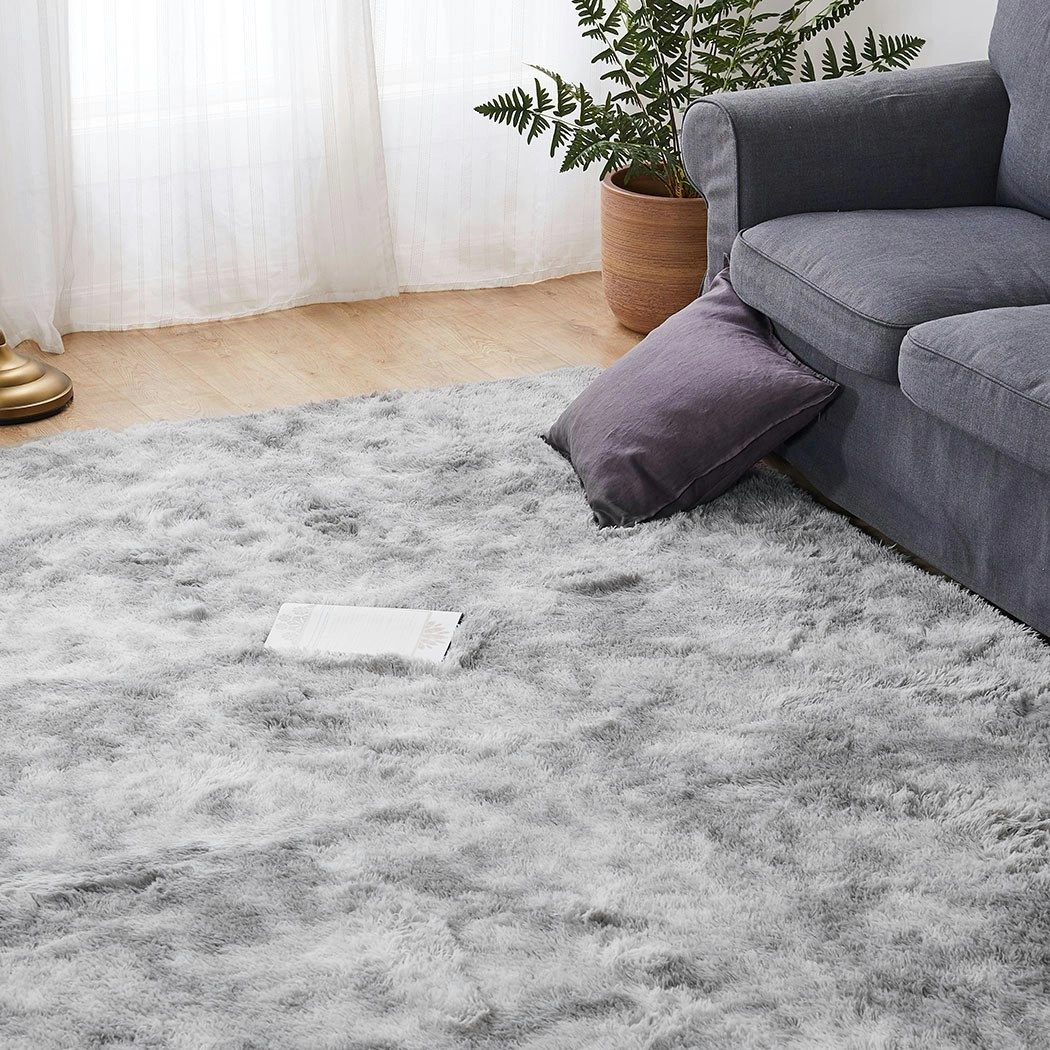 Marlow Floor Rug Shaggy Rugs Soft Large Carpet Area Tie-dyed Mystic 200x230cm