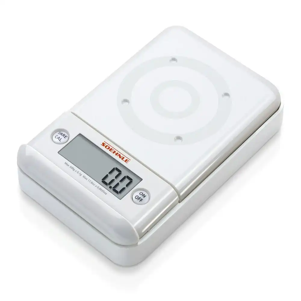 Soehnle Ultra 2.0 Precision Kitchen Scale White | 500g Capacity 66150