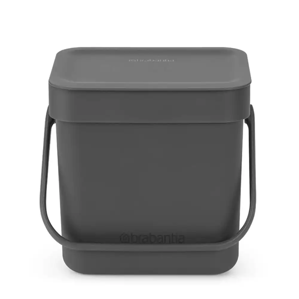 Brabantia Waste Bin Sort & Go 3 Litre | Grey