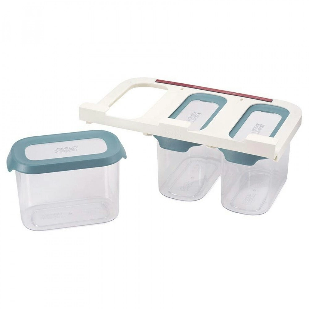 Joseph Joseph CupboardStore 3 x 1.3 Litre Food Storage Container Set Dark Opal 81112