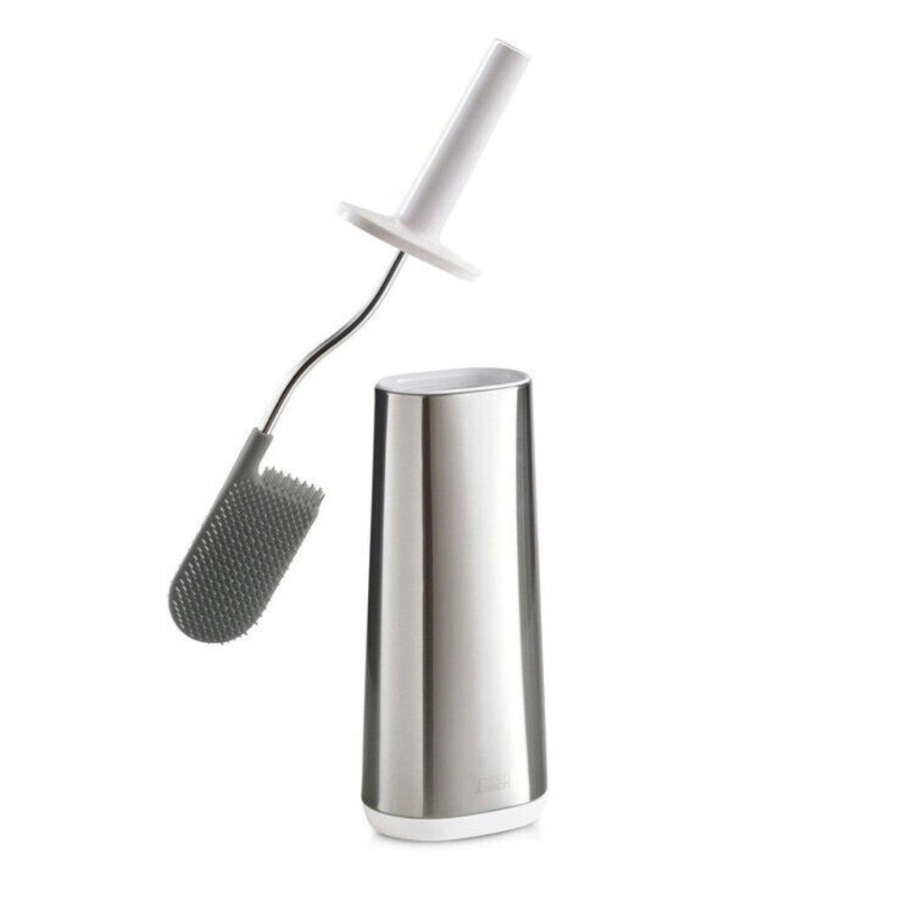 Joseph Joseph Flex Toilet Brush With Slim Holder Steel 70517