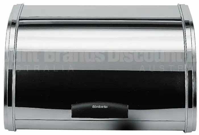 Brabantia Medium Roll Top Bread Bin - Brilliant Steel