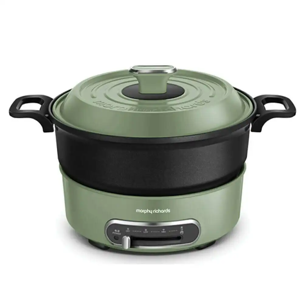 New Morphy Richards 1.8l Multi Function Round Cooking Pot | Green