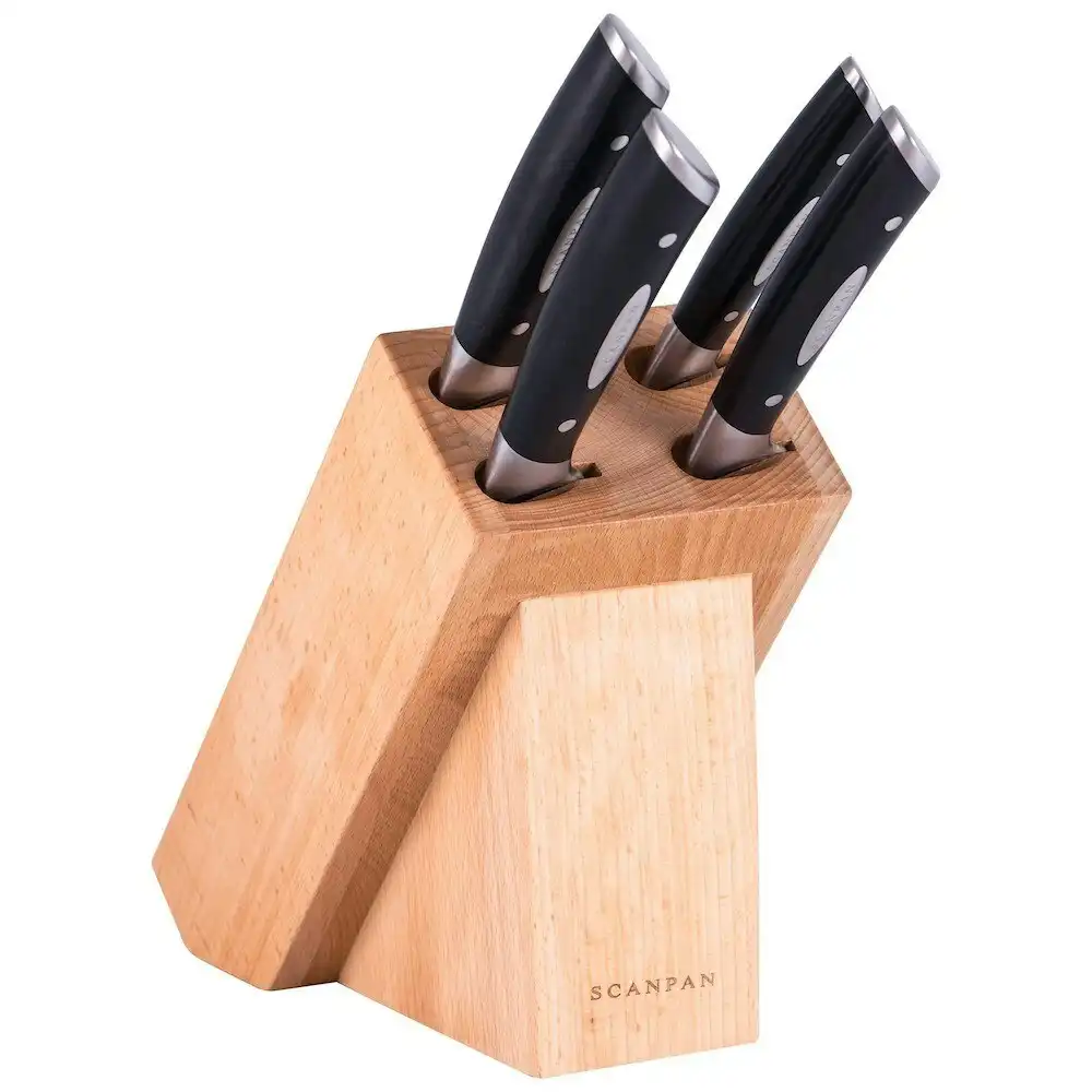 Scanpan Classic Euro 5 Piece Knife Block Set 5pc | 18171