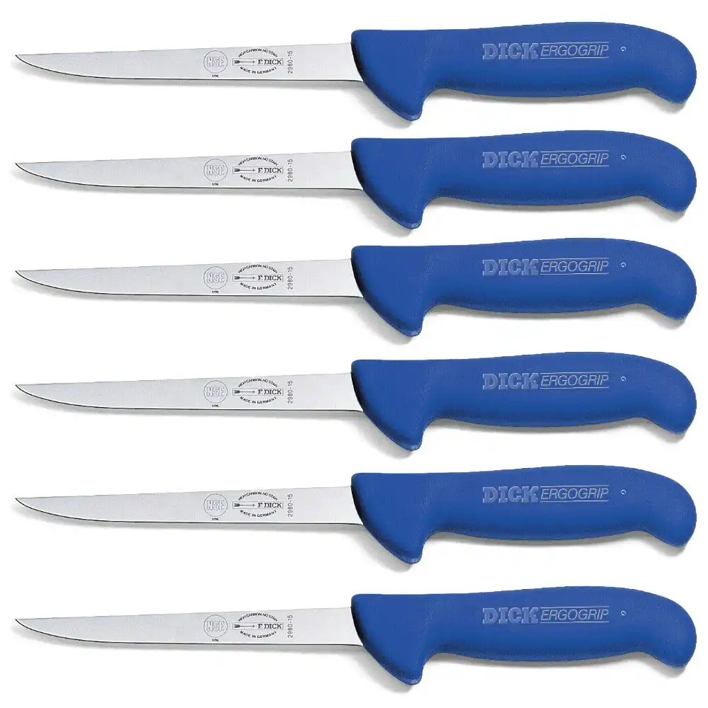 F DICK Ergogrip 15cm / 6" Flexible Boning Knife 8298015 | Set Of 6