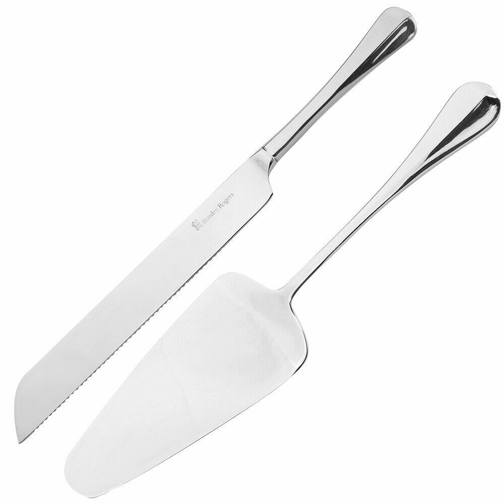 Stanley Rogers 2pc Baguette Cake Knife & Server Set | Gift Boxed