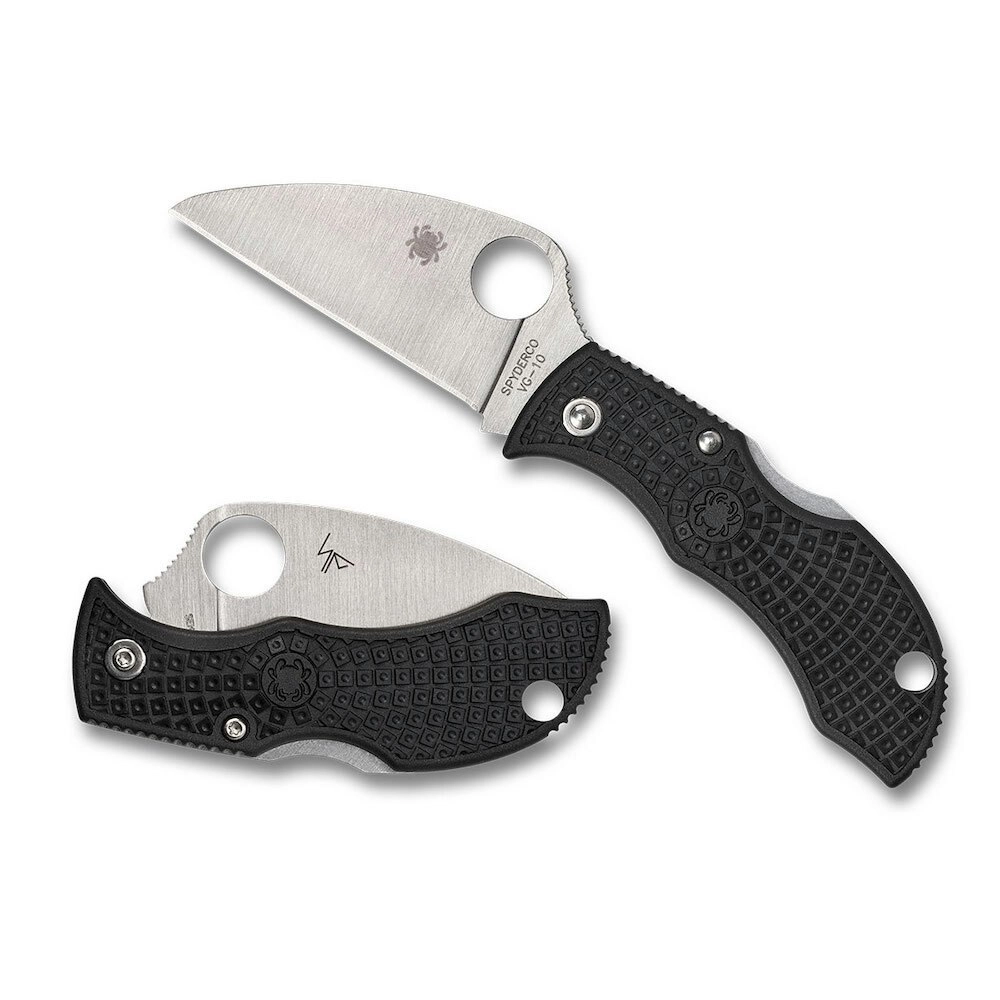 Spyderco Manbug Wharnclife Black Plain Blade YSMBKWP