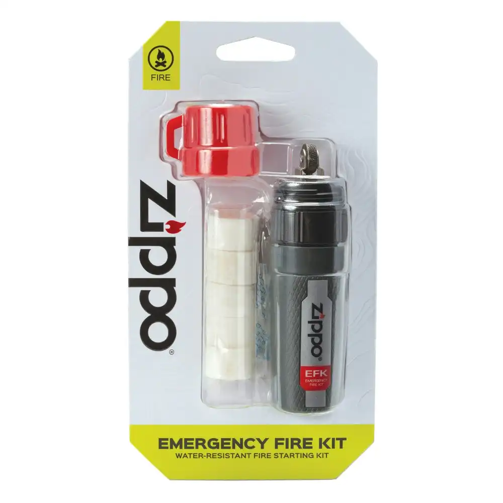 New Zippo Flint Spark Wheel Emergency Fire Kit With Spark Tinder