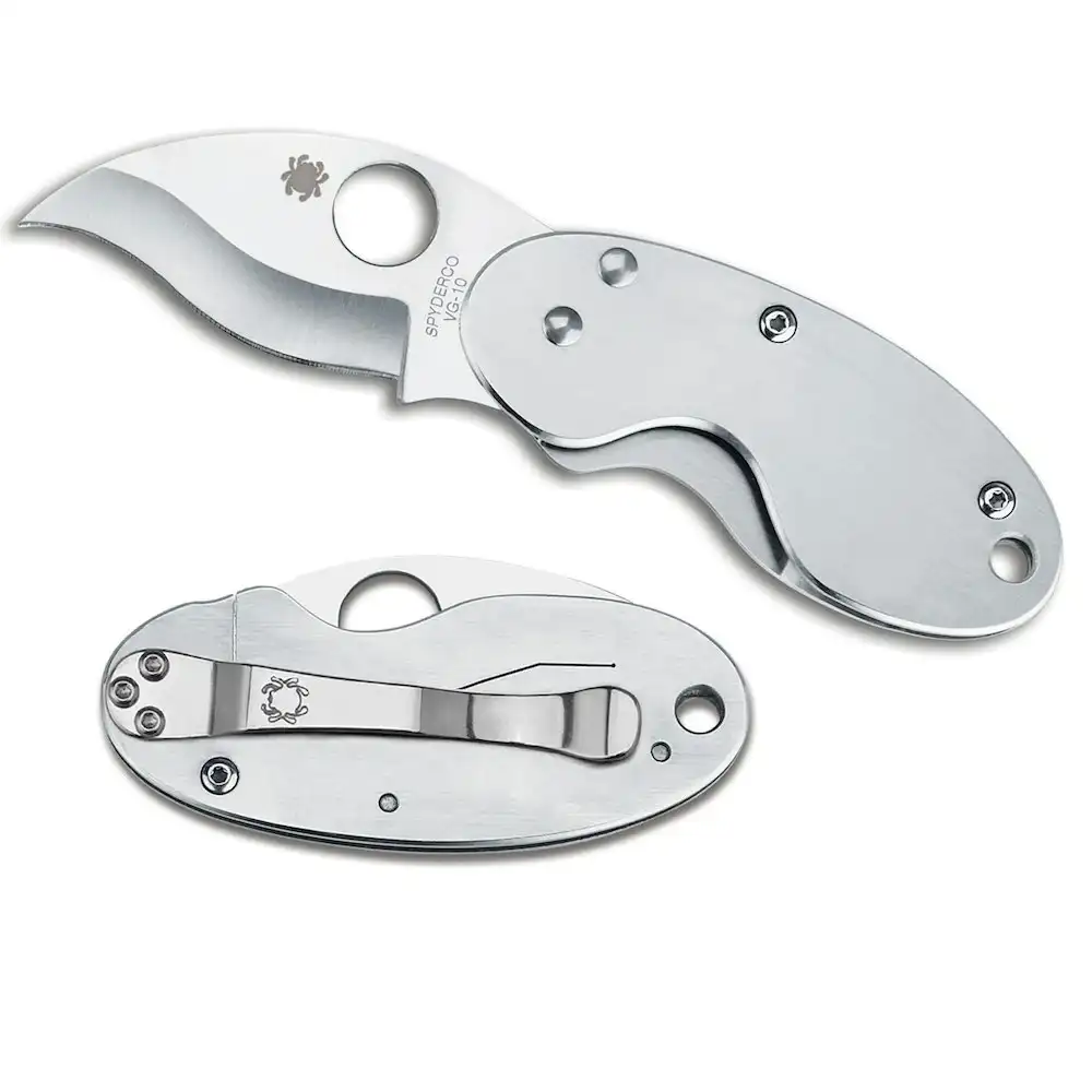 Spyderco Cricket Stainless - Plain Blade YSC29P