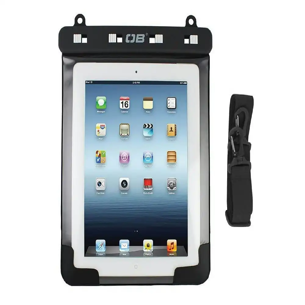 Overboard Large Waterproof Tablet Case | Black AOB1086