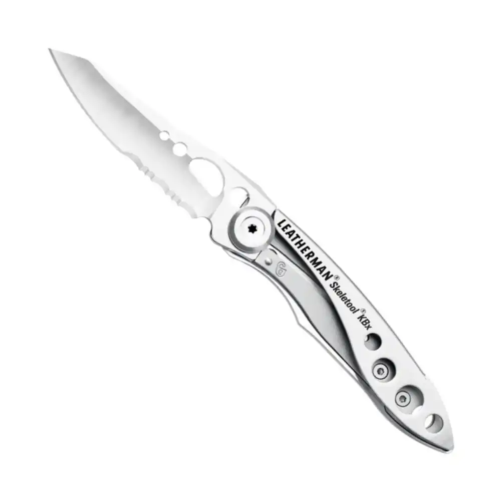 Leatherman Skeletool Kbx Folding Pocket Knife Combo Blade Stainless