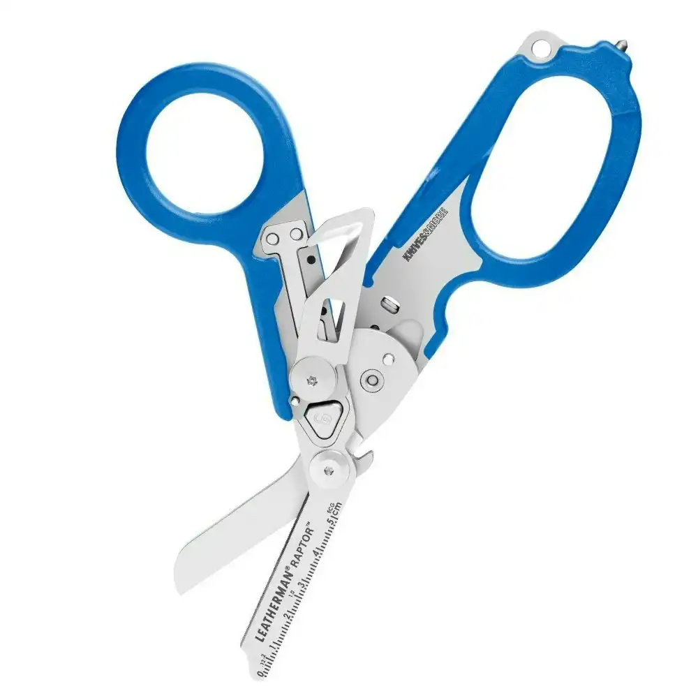 Leatherman Raptor Multi Tool Folding Shears & Holster Medical Emergency | Blue