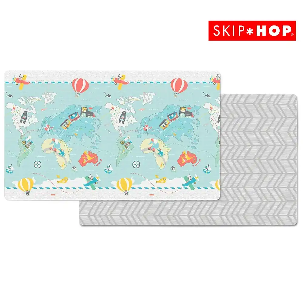 Skip Hop Doubleplay Reversible Play Mat Kids Baby - Little Travellers