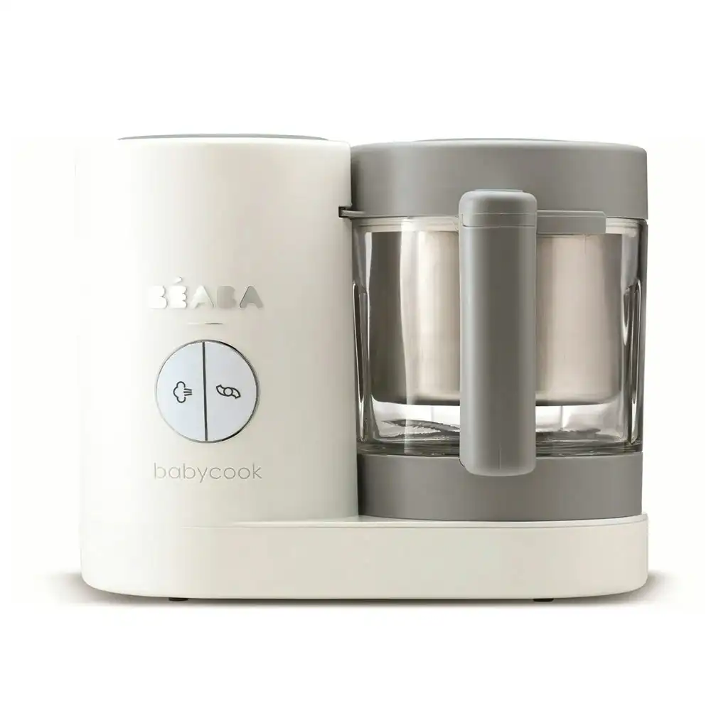 Beaba Babycook Neo Baby Food Processor Steam Cook Blend | White / Grey