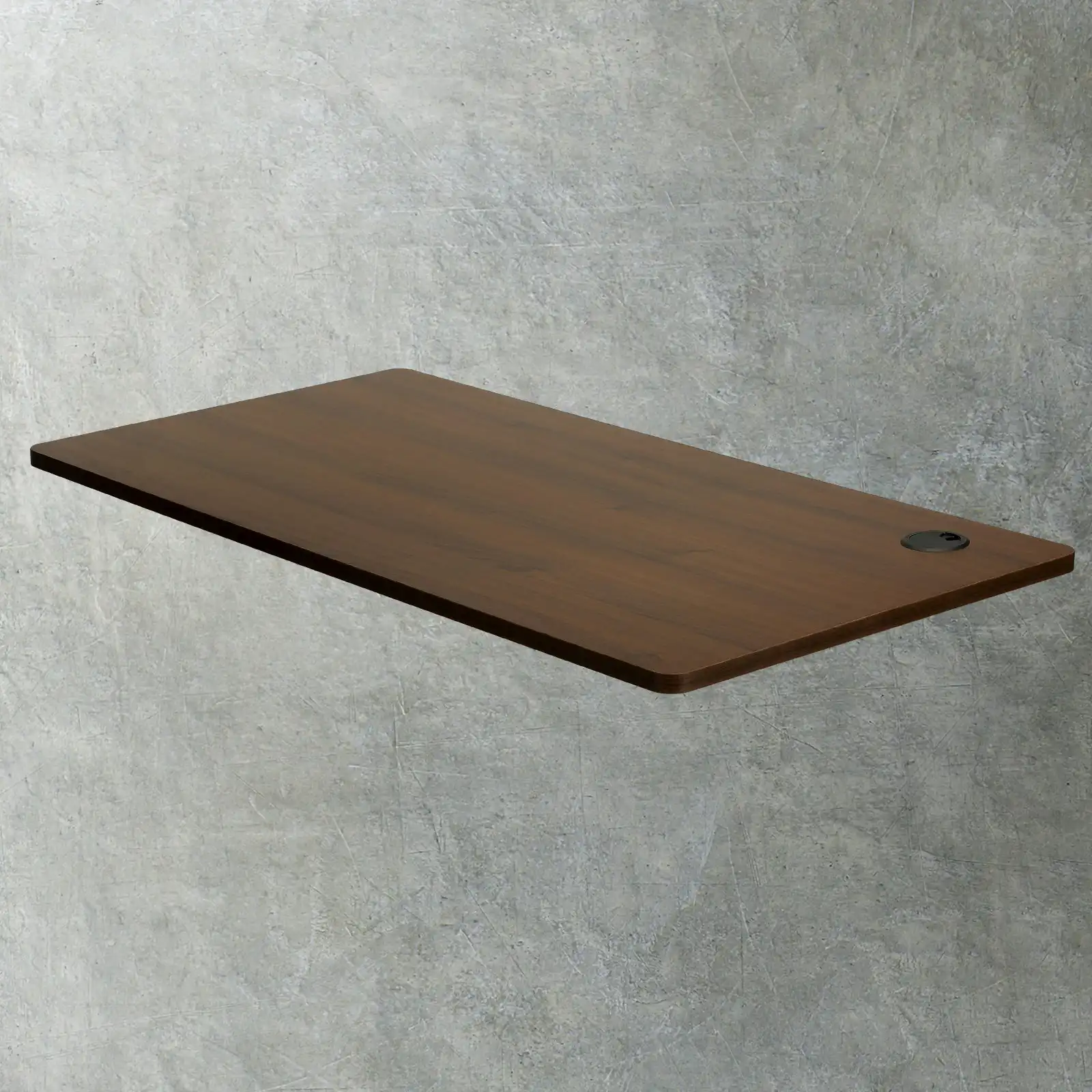 Oikiture 150cm Desk Top Electric Desk Board Computer Table Walnut