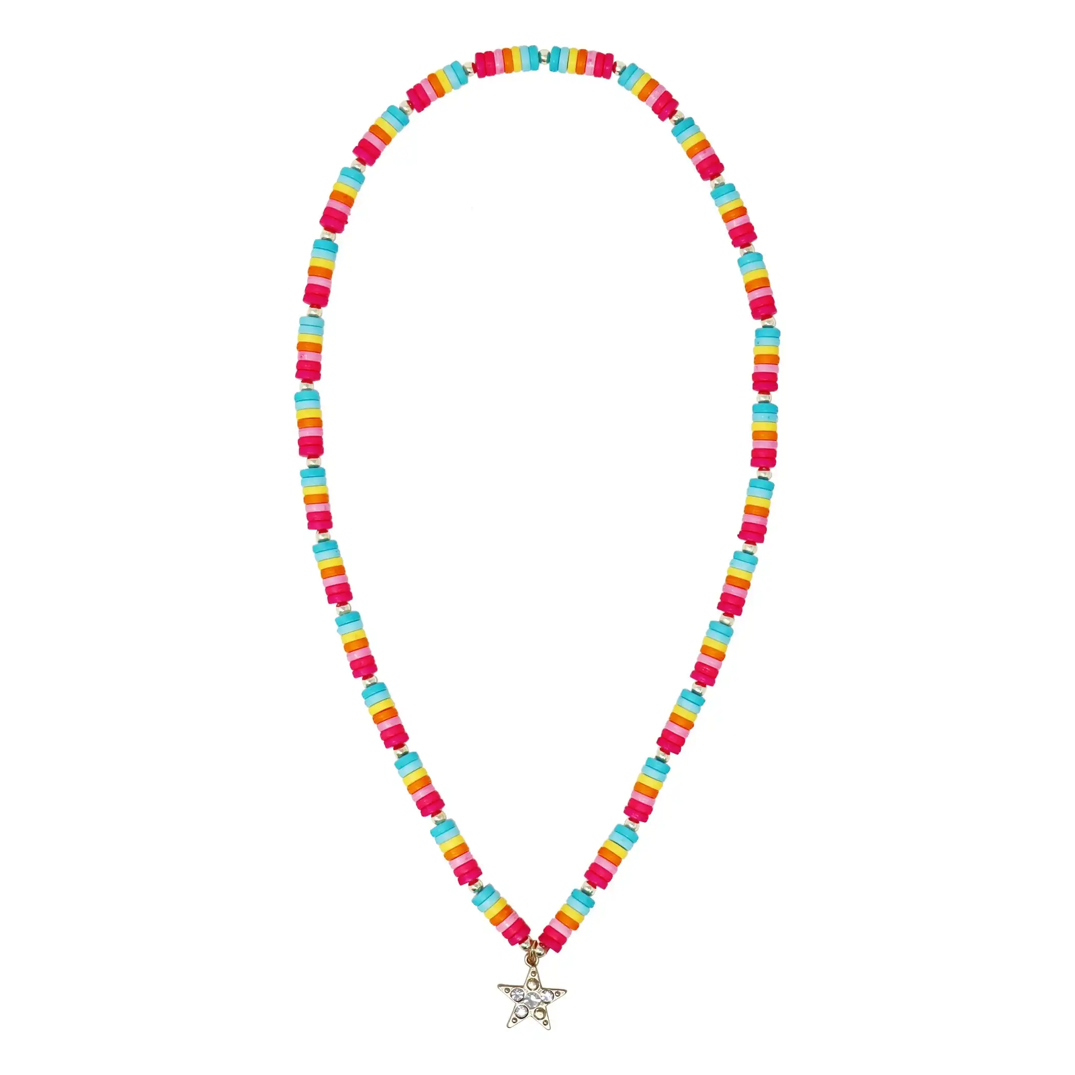 Rainbow Star Sparkle Necklace