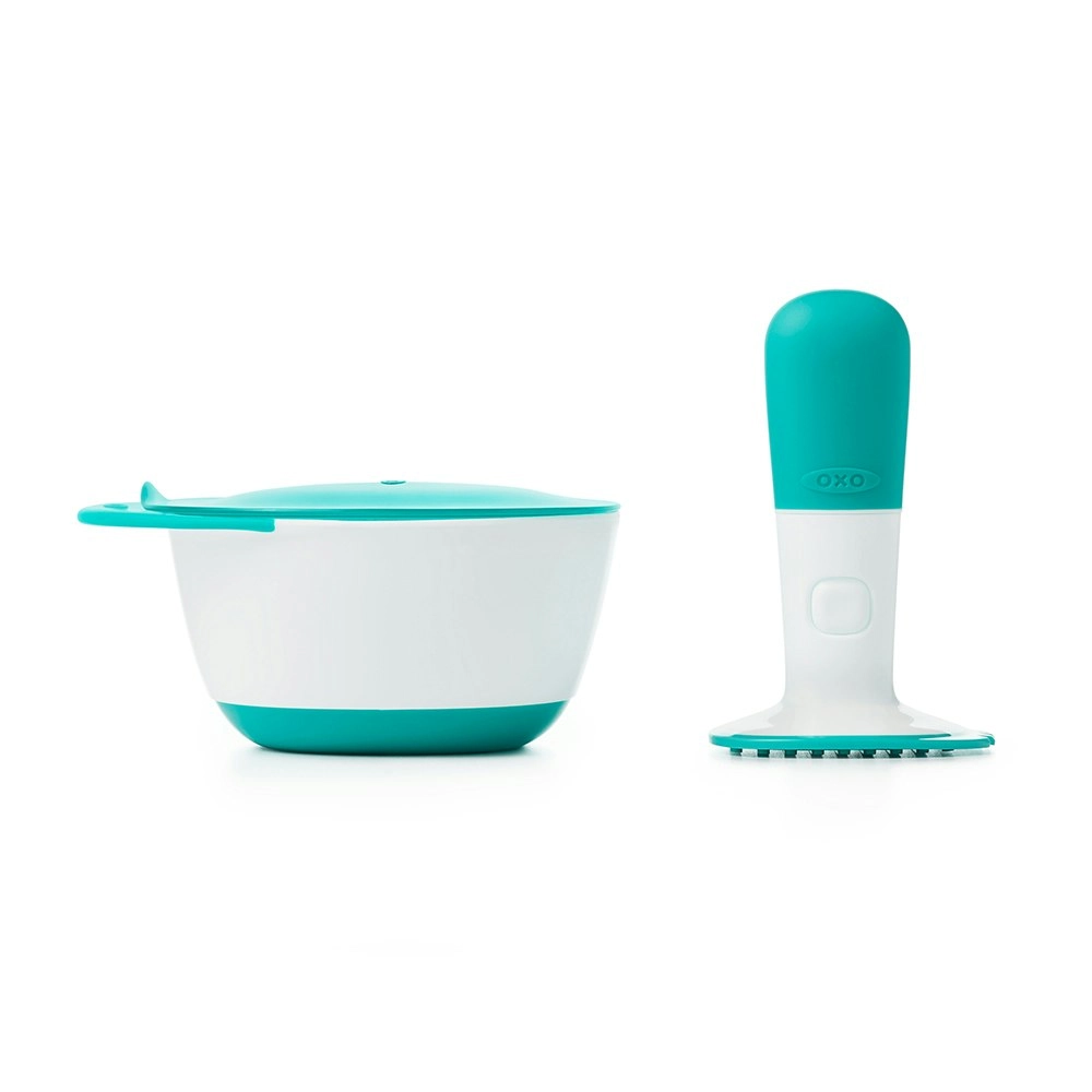 OXO Tot Baby Food Masher Teal