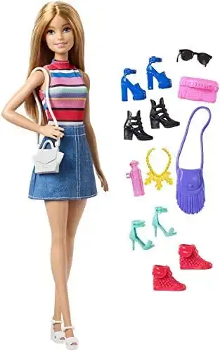 Barbie Doll with Shoes & Accessories