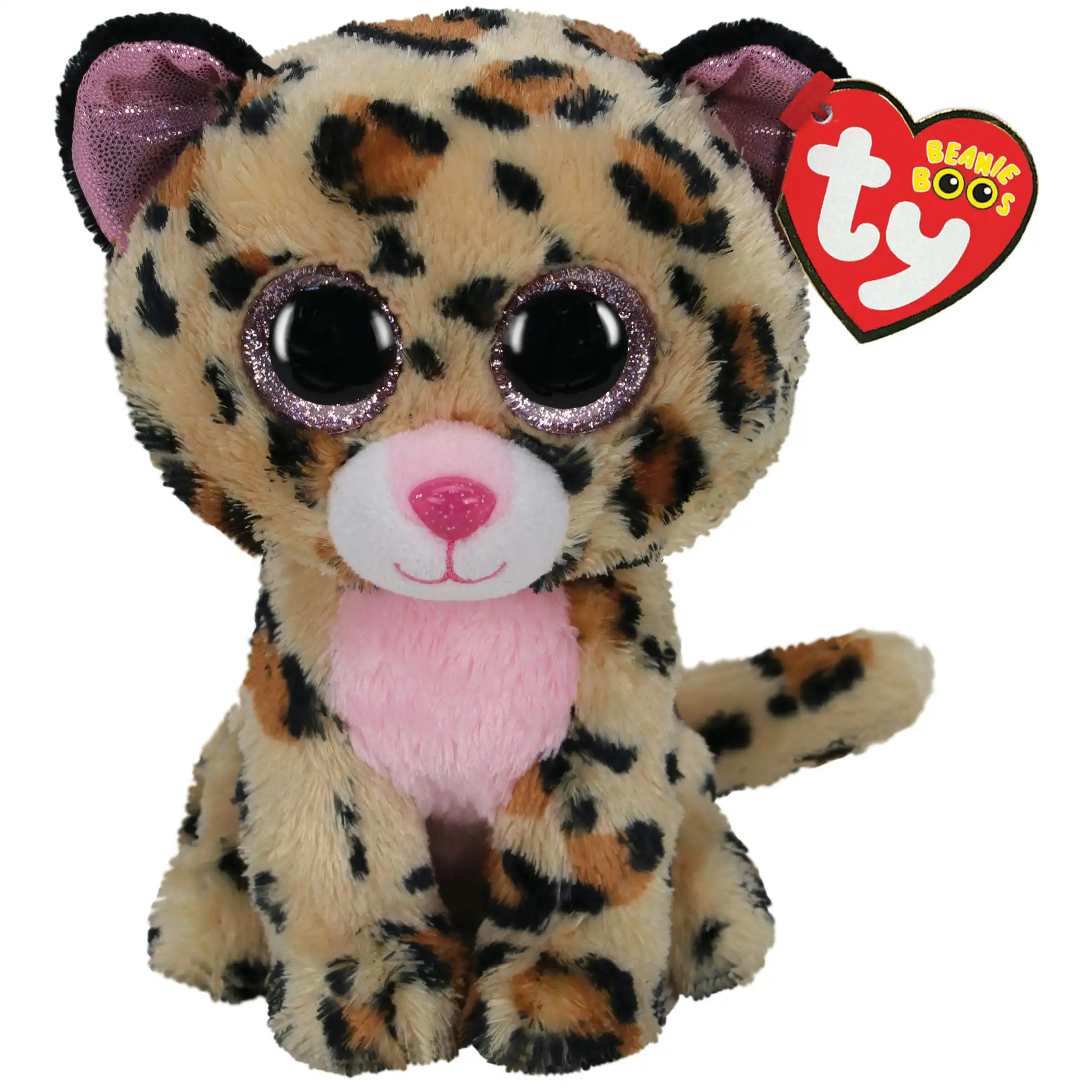 Ty Beanie Boos Reg Livvie Leopard