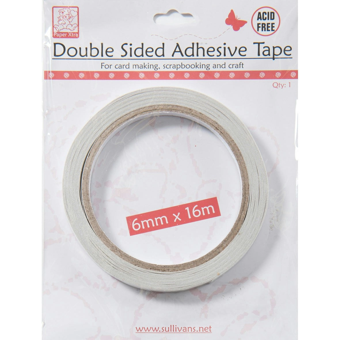 Sullivans Double Sided Adhesive Tape- 6mm