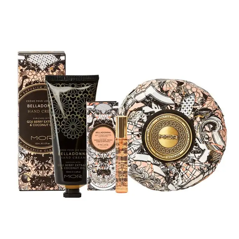 MOR Belladonna Hand Cream, Soap and Perfumette Set