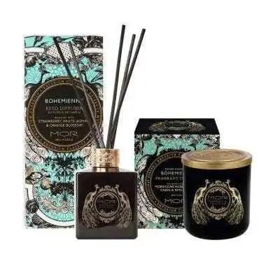 MOR Emporium Classics Bohemienne Candle and Reed Diffuser Set