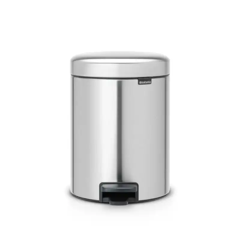 Brabantia newICON 5L Pedal Bin - Matte Steel