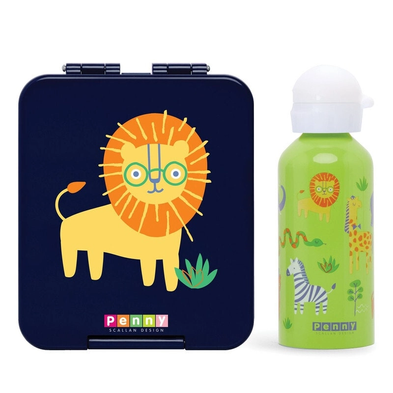 Penny Scallan Bento Mini & Drink Bottle Wild Thing