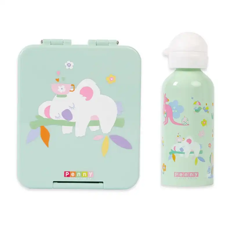 Penny Scallan Medium Bento Box & Drink Bottle - Kipping Koala