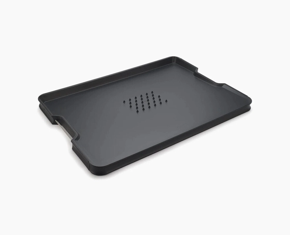 Joseph Joseph Cut&CarveÃ¢â€žÂ¢ Plus Multi-function Chopping Board (2022) Extra Large - Black