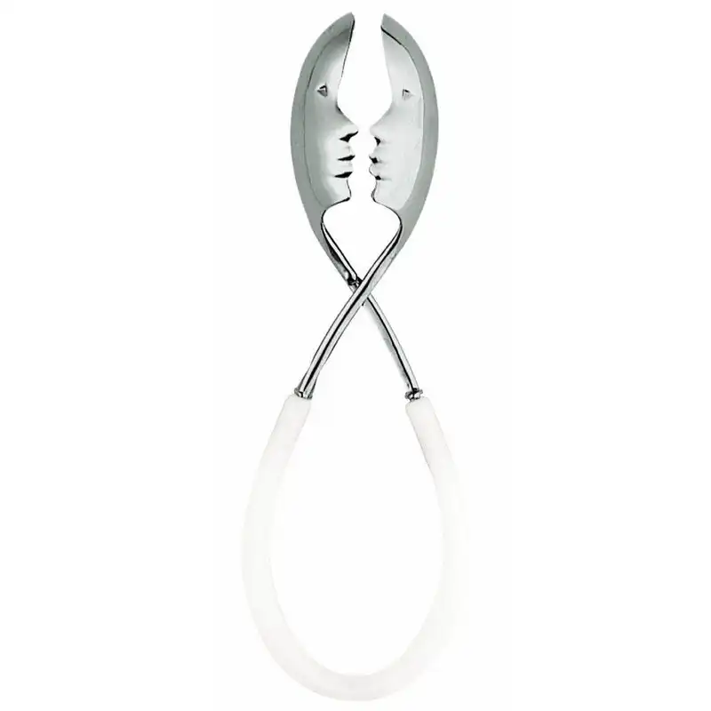 Bugatti Kiss Salad Tongs - White