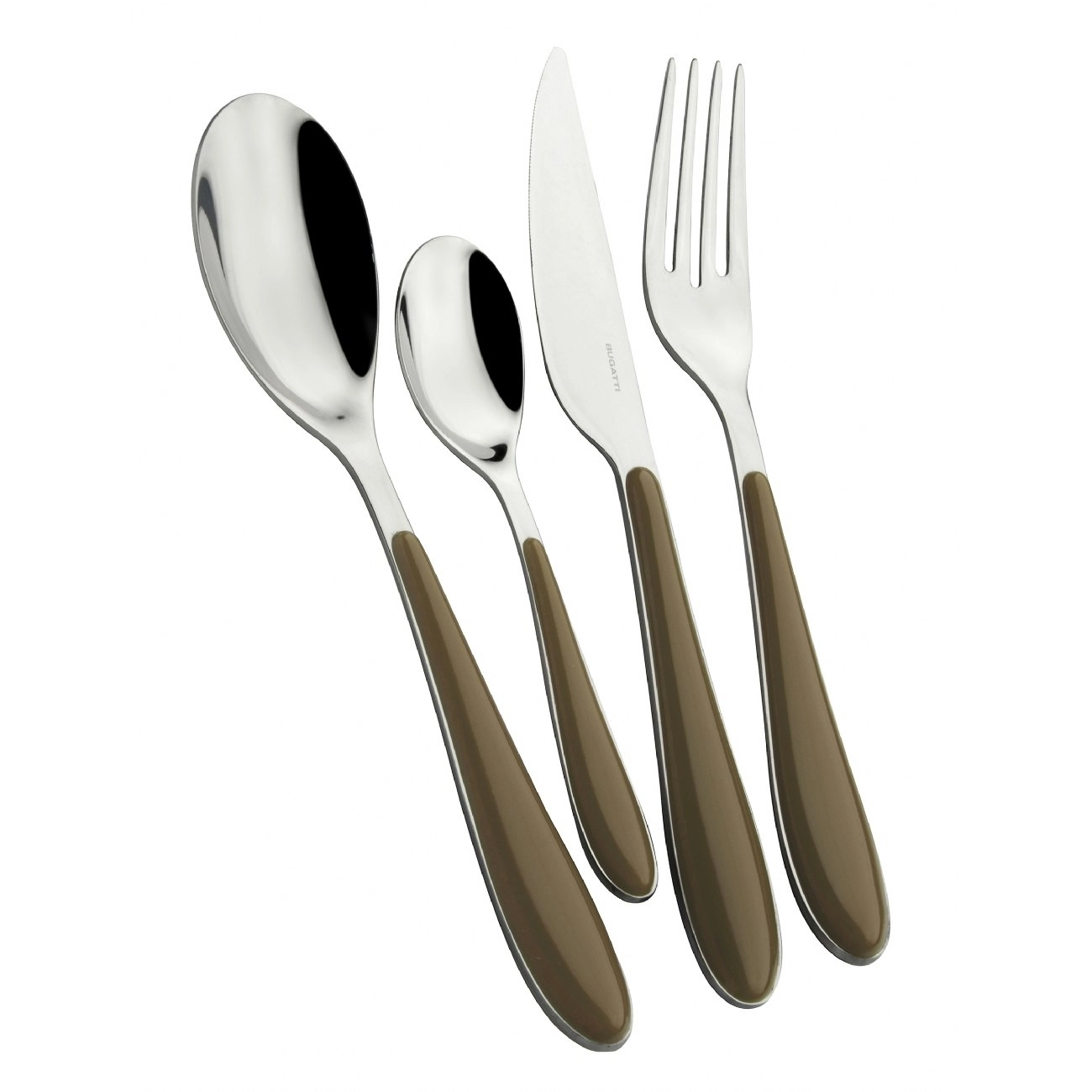 Bugatti Gioia 24pc Cutlery Set - Tobacco