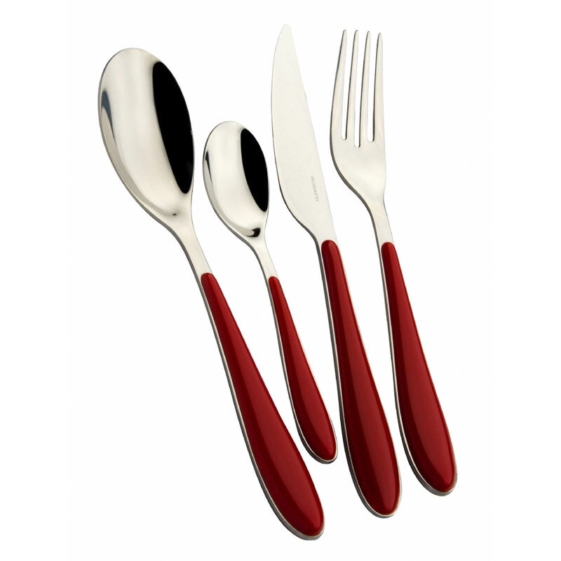 Bugatti Gioia 24pc Cutlery Set (Window Boxed) - Red