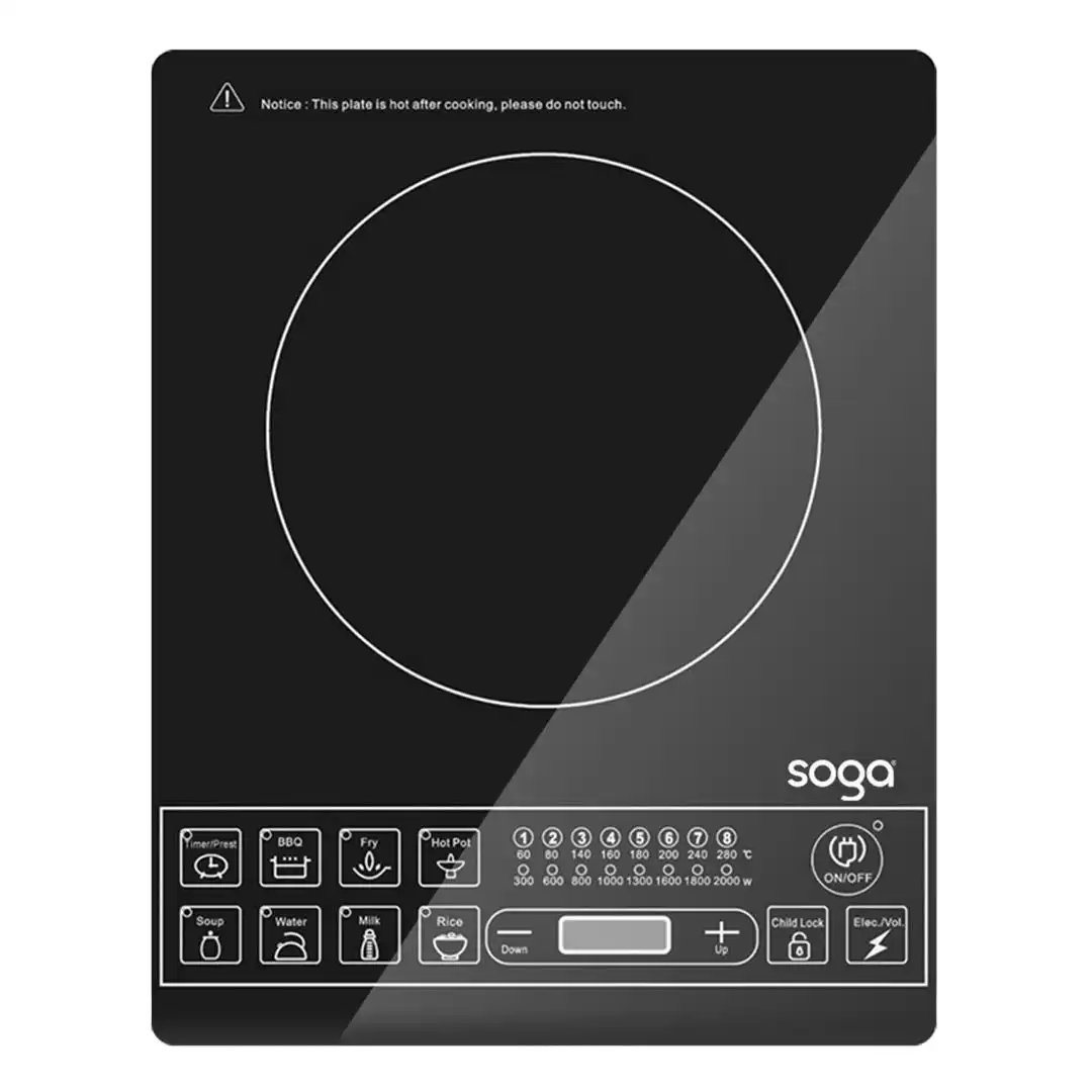 Soga Cooktop Electric Smart Induction Cook Top Portable Kitchen Cooker Cookware