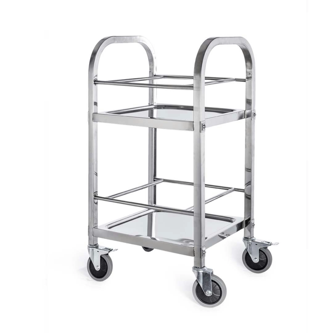 Soga Stainless Steel Drink Wine Food Cart Trolley Commercial Kitchen Utility