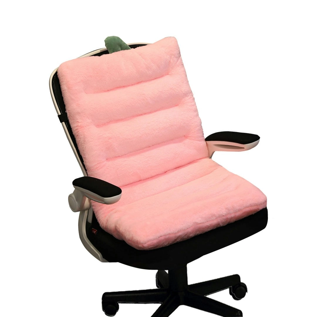 Soga Pink One Piece Strawberry Cushion Office Sedentary Butt Mat Back Waist Chair Support Home Decor