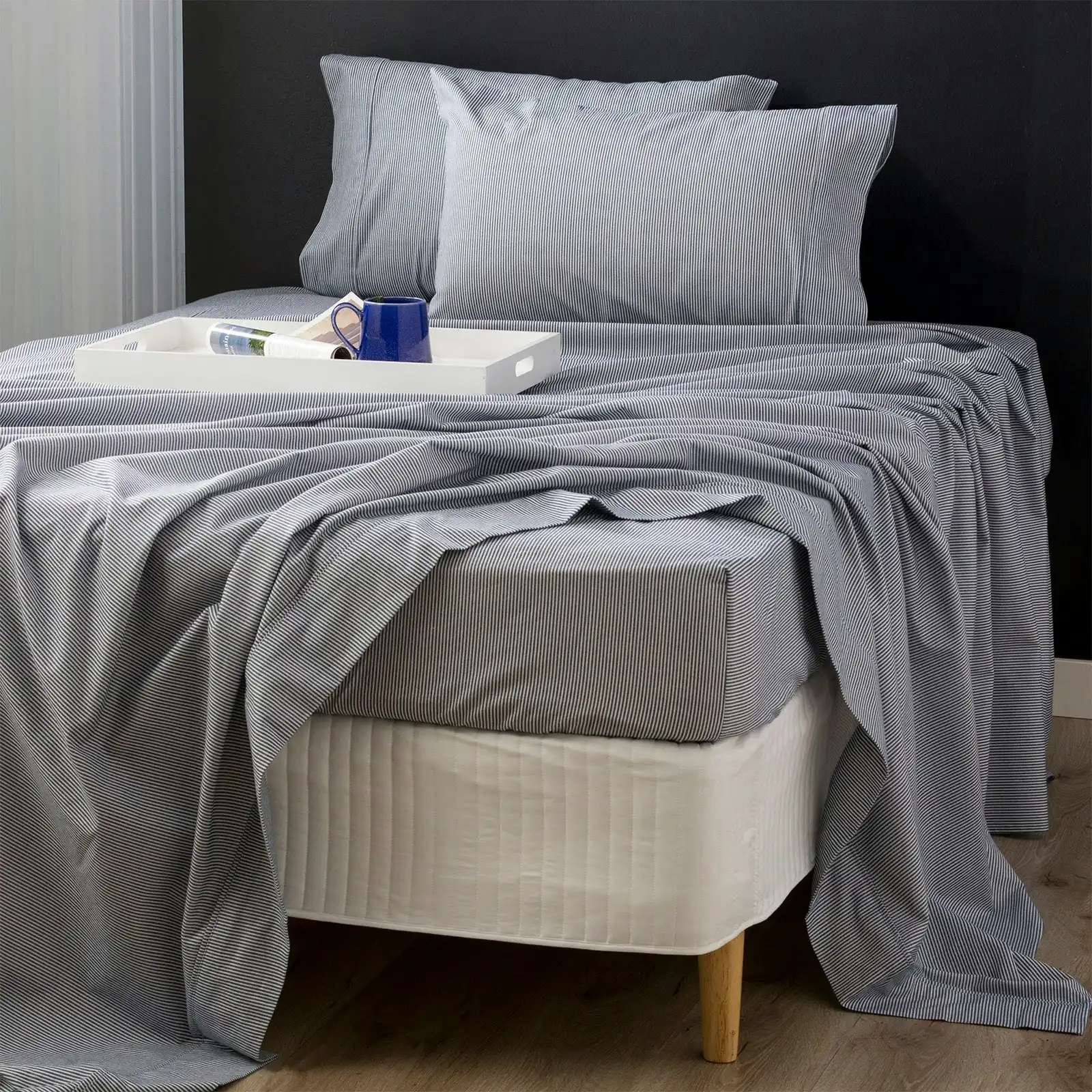 Flannelette Sheets Egyptian Cotton Striped