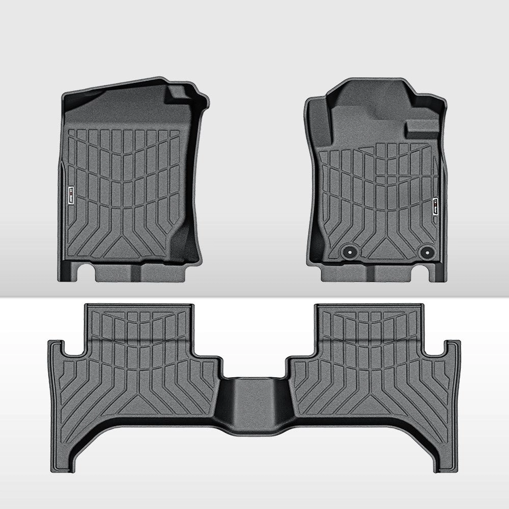 Kiwi Master 3D TPE Car Floor Mats Fit Mitsubishi Triton MQ 2015-2018