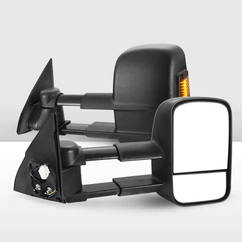 Pair Extendable Towing Mirrors for Toyota Prado 150 Series 2009 - 2019